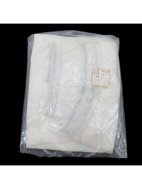 VTG Sears 3 Pack Womens 6 Solid Ivory Panties All Nylon NEW Open Package Granny